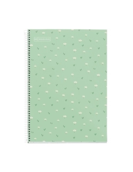 BLOC MR NB T.DURA Fº 80h 90g CD.4 FLO.VD - Pack de 5 unidades